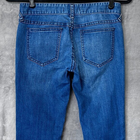 Free People Skinny Jeans with Zipper Hems Medium Wash Size 25 - Picture 9 of 10